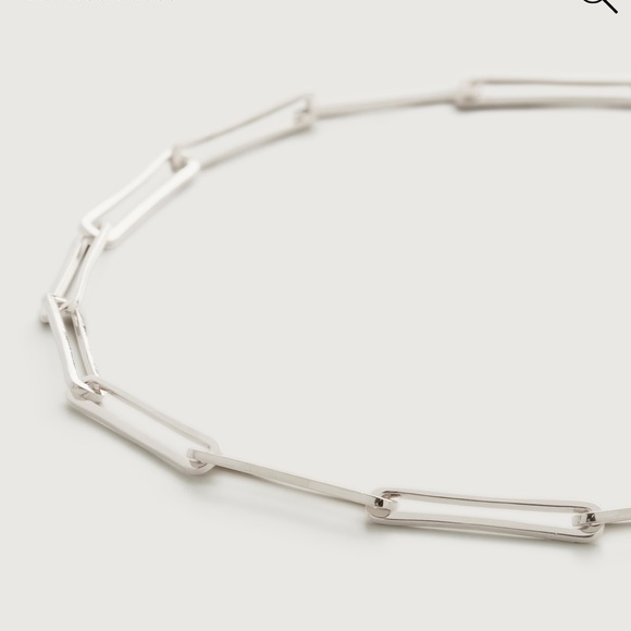 Monica Vinader NEW Alta Long Link Necklace Adjustable 43cm/17' - Picture 3 of 8